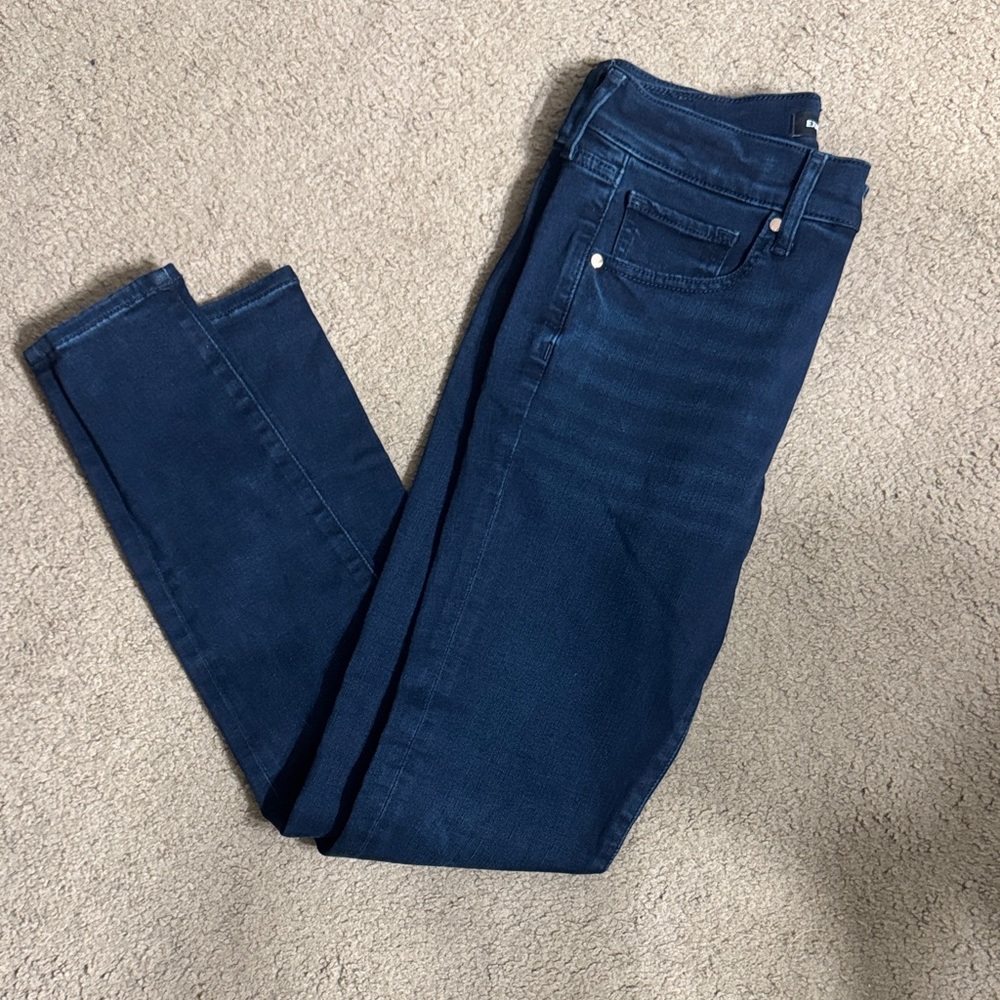 Express Dark Blue Skinny Jeans